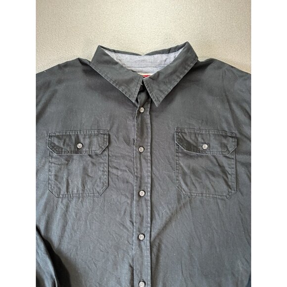 Wrangler Button Up Shirt Mens 3XL Workwear Outdoor Long Sleeve Western Casual - Picture 2 of 16